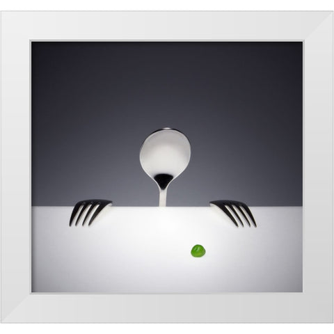 Want You... White Modern Wood Framed Art Print by De Kogel, Wieteke