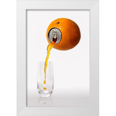 Natural Refreshment. White Modern Wood Framed Art Print by M. Garcia, Jesus