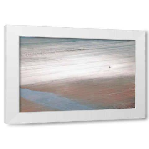 Isolation White Modern Wood Framed Art Print by Wride, Linda