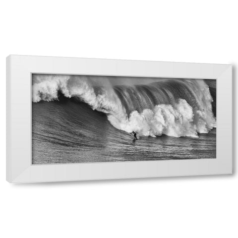 Mcnamara White Modern Wood Framed Art Print by Nogueira, Paulo