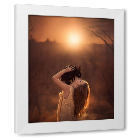 Nearing Spring White Modern Wood Framed Art Print by Olson, Jake