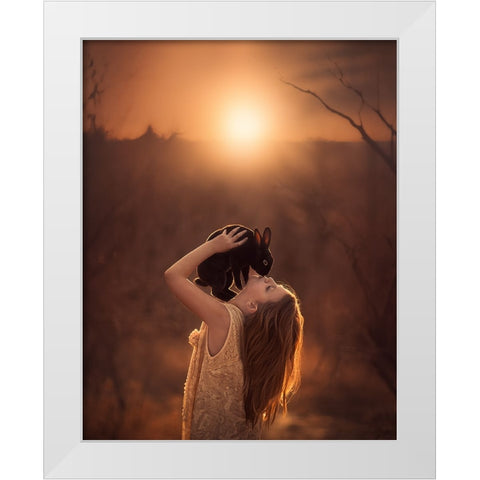 Nearing Spring White Modern Wood Framed Art Print by Olson, Jake