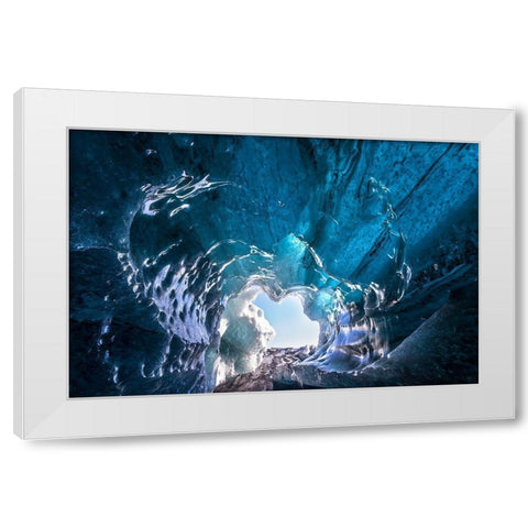 Outside World White Modern Wood Framed Art Print by Wrobel, Karsten