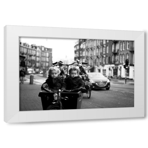 Precious Cargo White Modern Wood Framed Art Print by Bekker, Olga