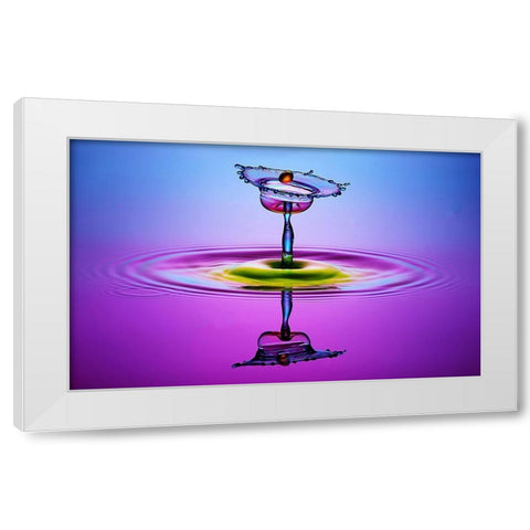 Chalice Colors Full White Modern Wood Framed Art Print by Berkati, Muhammad