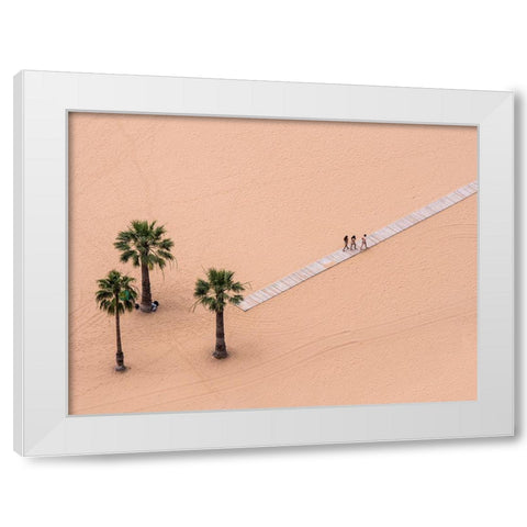 0.127083333333333 White Modern Wood Framed Art Print by Pavlin, Miha