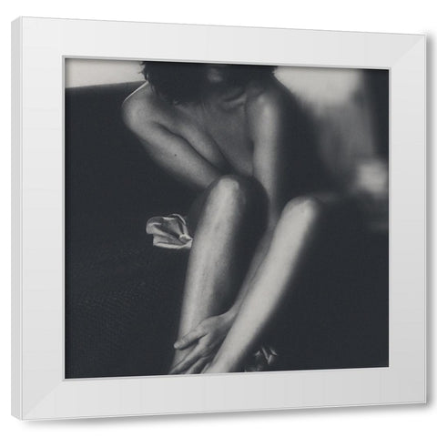 Elle 323 White Modern Wood Framed Art Print by Marianne