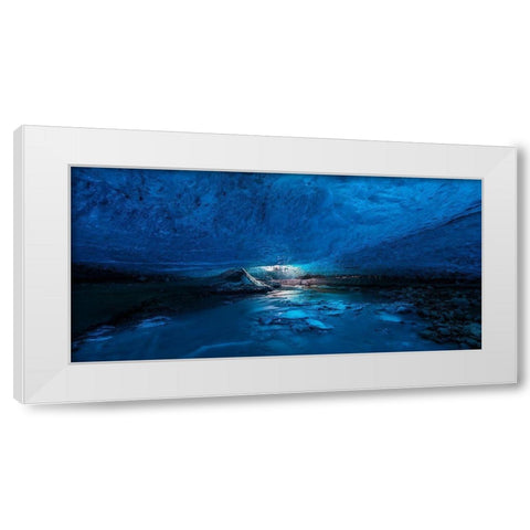 Cristal Cave White Modern Wood Framed Art Print by Martin Castan, David