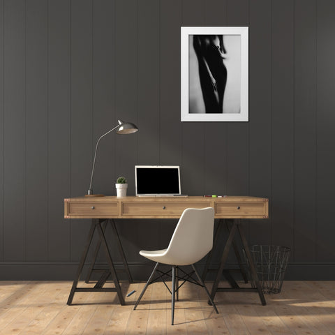 Vision White Modern Wood Framed Art Print by Marianne