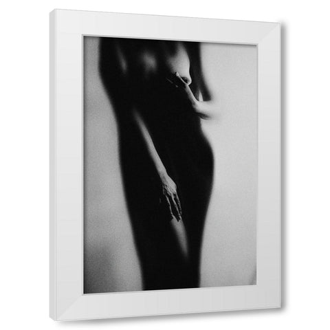 Vision White Modern Wood Framed Art Print by Marianne