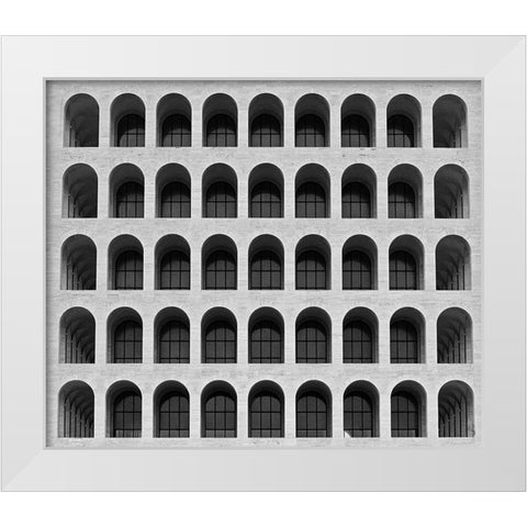 Untitled White Modern Wood Framed Art Print by Santini, Francesco