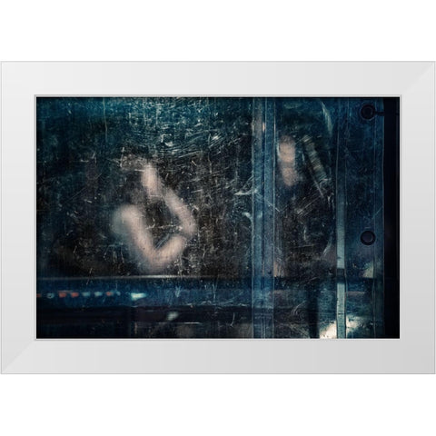 Jazz Mood White Modern Wood Framed Art Print by Guarino, Vito