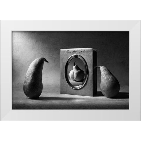 Fine Art Nude White Modern Wood Framed Art Print by Ivanova, Victoria
