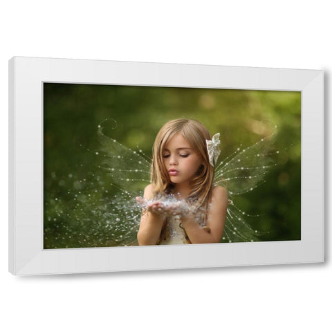 Believe White Modern Wood Framed Art Print by Andelman, Katie