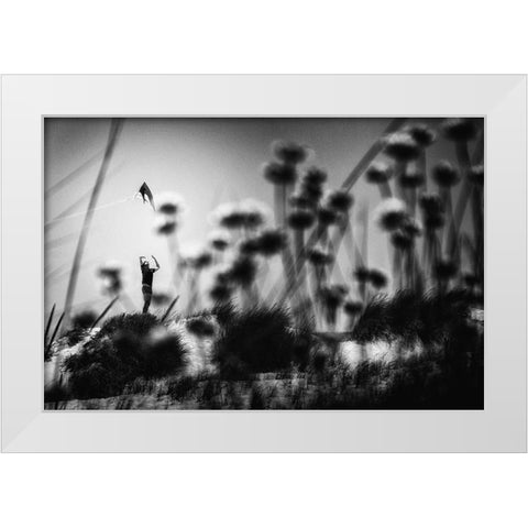 A Feeling Like This White Modern Wood Framed Art Print by Mexia, Laura