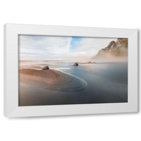 Dreamland White Modern Wood Framed Art Print by Kravanja, Jure