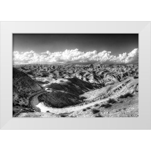 Untitled White Modern Wood Framed Art Print by Pietro Pietrasiuk, Pawel