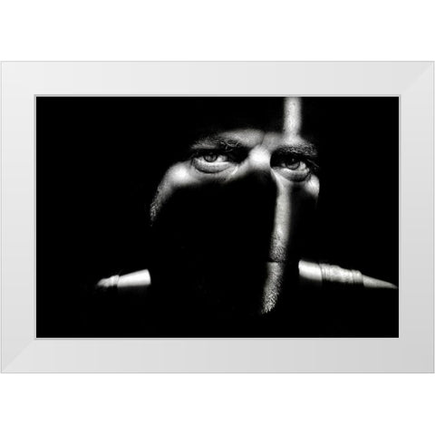 Only You White Modern Wood Framed Art Print by Montegriffo (Nero), Claudio