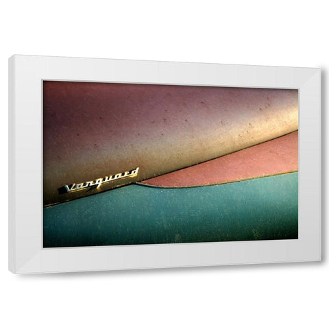 Vanguard White Modern Wood Framed Art Print by Johansson, Bror