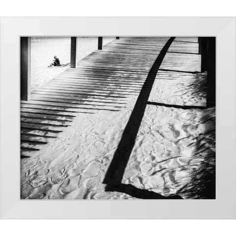 Back In Your Box White Modern Wood Framed Art Print by Mexia, Laura