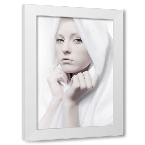 Anne White Modern Wood Framed Art Print by Belzon, Carine