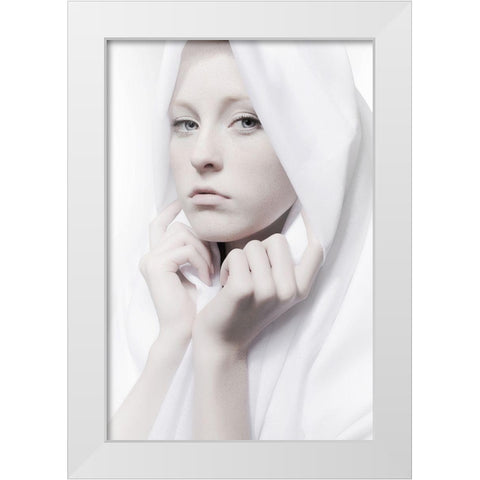 Anne White Modern Wood Framed Art Print by Belzon, Carine