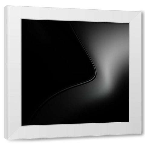 Third Dimention White Modern Wood Framed Art Print by Claes, Gilbert