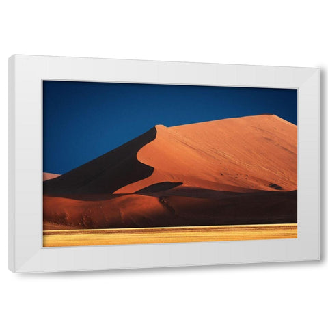 Curves In Color White Modern Wood Framed Art Print by Guillemot, Mathilde