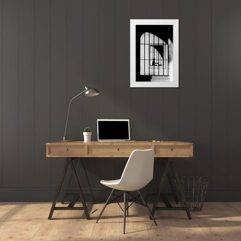 Gabbie White Modern Wood Framed Art Print by Della Latta, Massimo