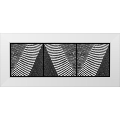 Rolling Dice White Modern Wood Framed Art Print by Abrantes, Paulo