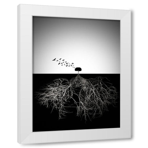 Do Not Judge According To Appearance White Modern Wood Framed Art Print by Arslanian, Souren