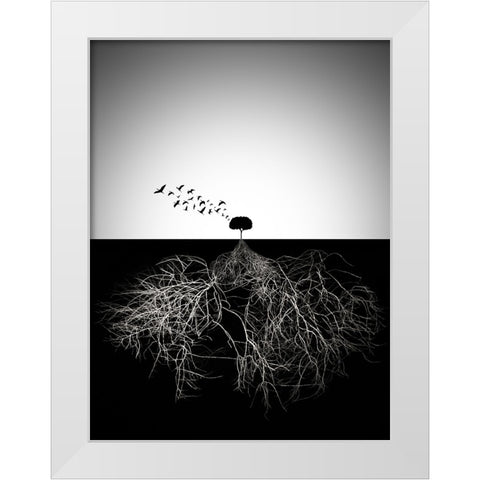 Do Not Judge According To Appearance White Modern Wood Framed Art Print by Arslanian, Souren