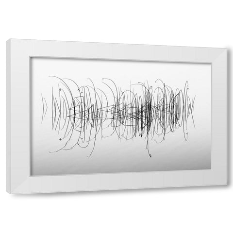 Graphic White Modern Wood Framed Art Print by Pettersson, Benny