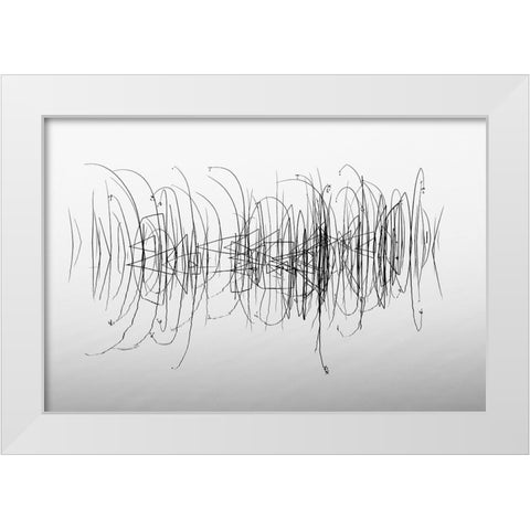 Graphic White Modern Wood Framed Art Print by Pettersson, Benny