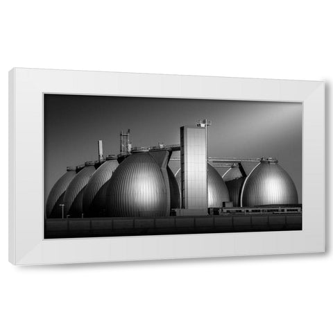 Eggs White Modern Wood Framed Art Print by Rauwerdink, Jan