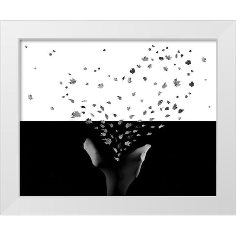 Untitled White Modern Wood Framed Art Print by Zahirimehr, Maryam