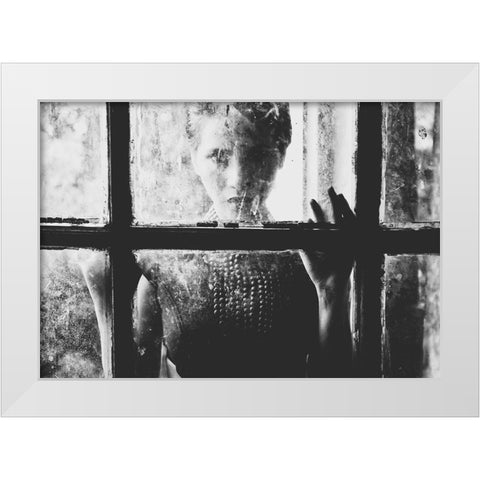 Trapped White Modern Wood Framed Art Print by Fauzi Nurulhamzah, Akhmad