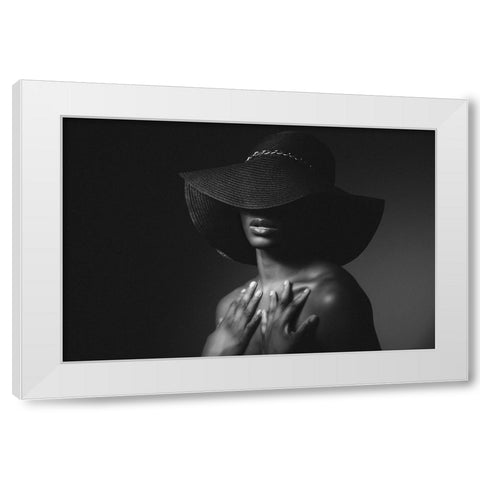 In The Air Tonight White Modern Wood Framed Art Print by J Dennis, Darryl