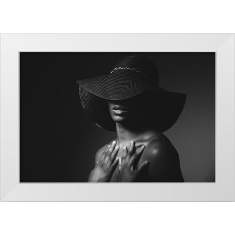 In The Air Tonight White Modern Wood Framed Art Print by J Dennis, Darryl