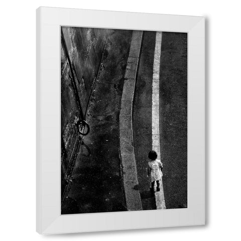 Lost White Modern Wood Framed Art Print by Drigny, Eric