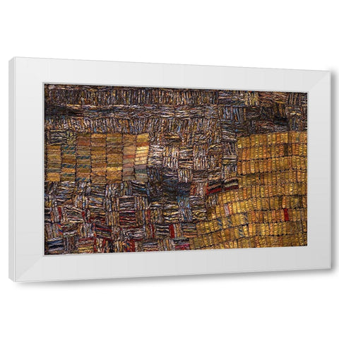 Lacma White Modern Wood Framed Art Print by L, Christophe