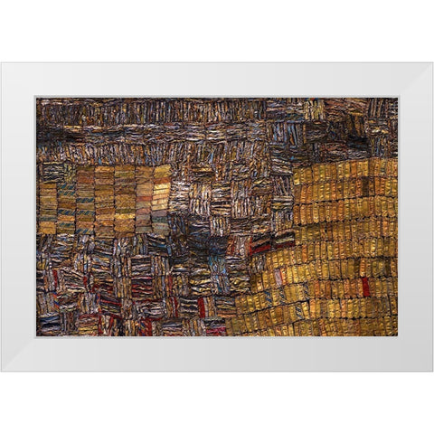 Lacma White Modern Wood Framed Art Print by L, Christophe