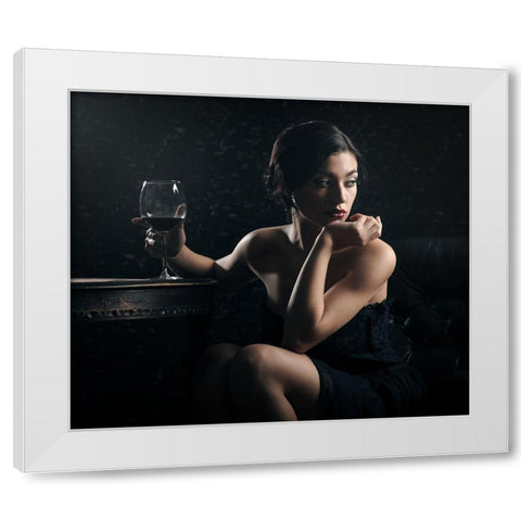 *** White Modern Wood Framed Art Print by Shestopalov, Constantin