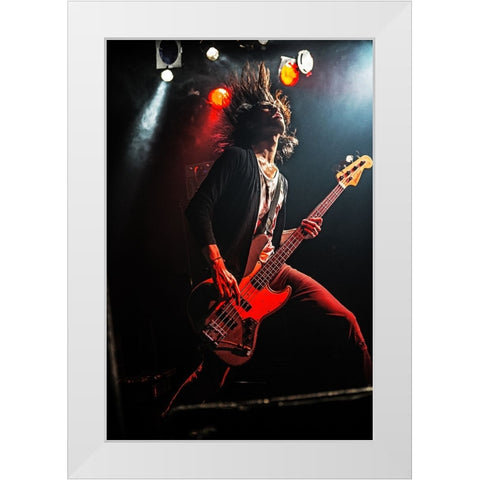 Livephotography White Modern Wood Framed Art Print by Nakamatsu, Kenji