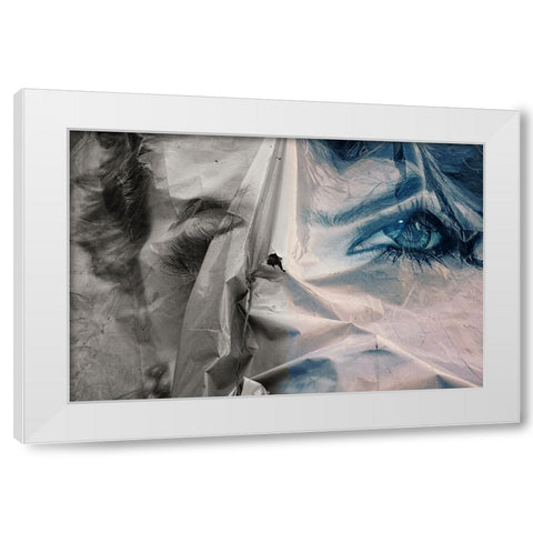 Worthless Promises. White Modern Wood Framed Art Print by Verschelden, Harry