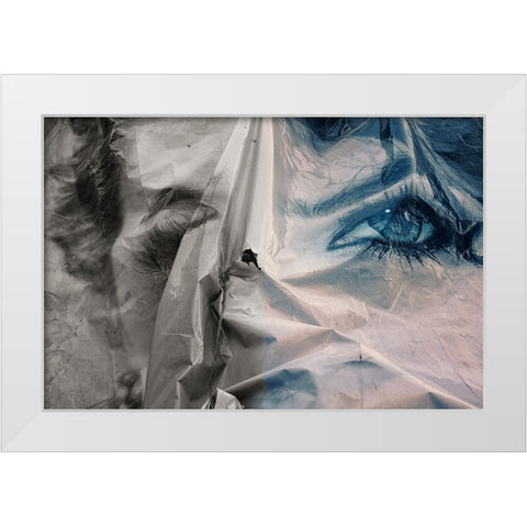 Worthless Promises. White Modern Wood Framed Art Print by Verschelden, Harry