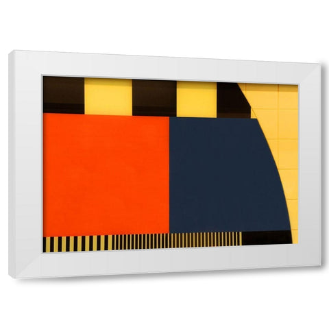Nos Testscreen # 03 White Modern Wood Framed Art Print by Limberg, Huib