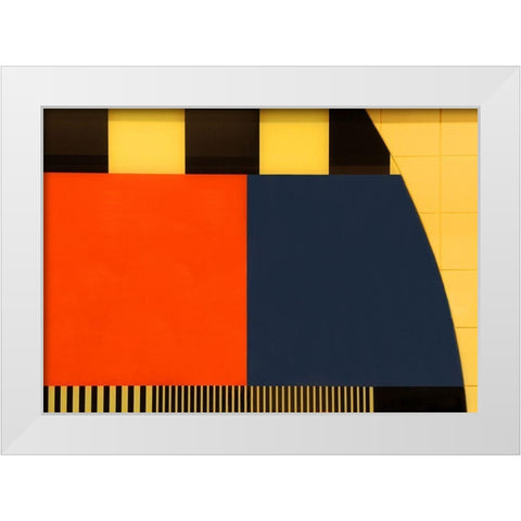 Nos Testscreen # 03 White Modern Wood Framed Art Print by Limberg, Huib