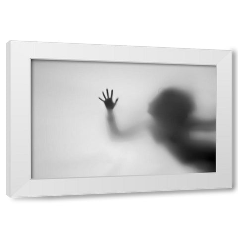 Dream Of Flying White Modern Wood Framed Art Print by Seita, Milena