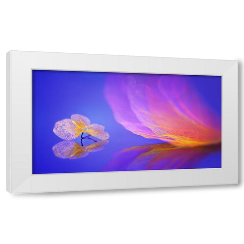 Dream White Modern Wood Framed Art Print by Pan, Sophie